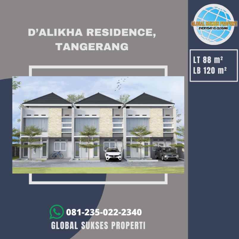 Rumah D Alikha Residence Bersih Bebas Banjir Strategis Di Tangerang
