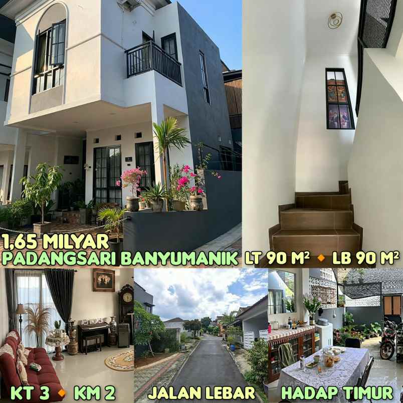 dijual rumah di padangsari banyumanik semarang