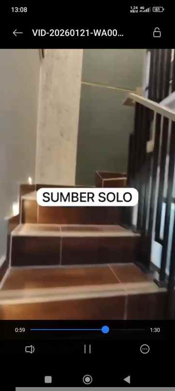 dijual rumah di sumber solo