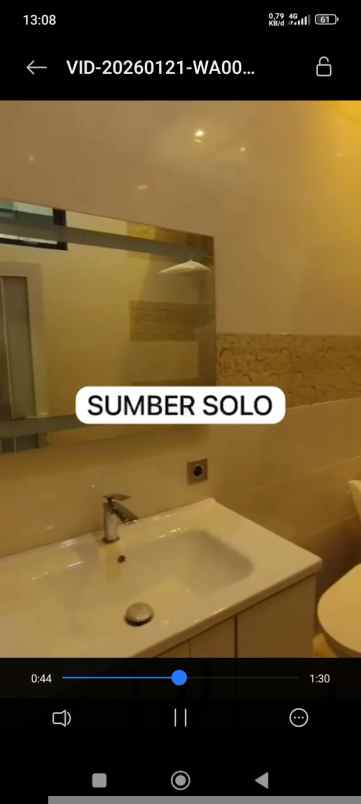 dijual rumah di sumber solo