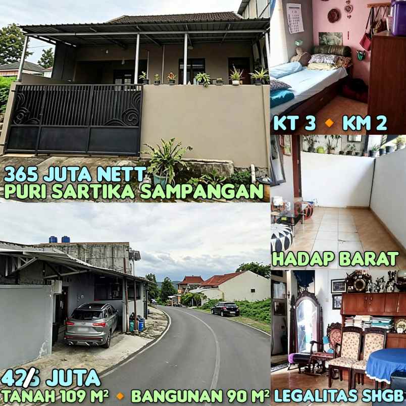 dijual rumah di taman puri sartika sampangan semarang