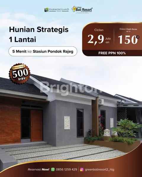 dijual rumah green bali resort 1 2 jl