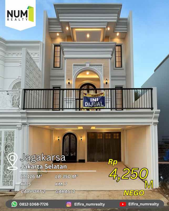 dijual rumah jagakarsa jakarta selatan