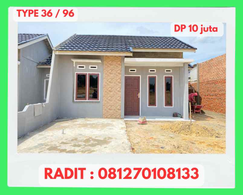 dijual rumah jalan rumbai kota pekanbaru