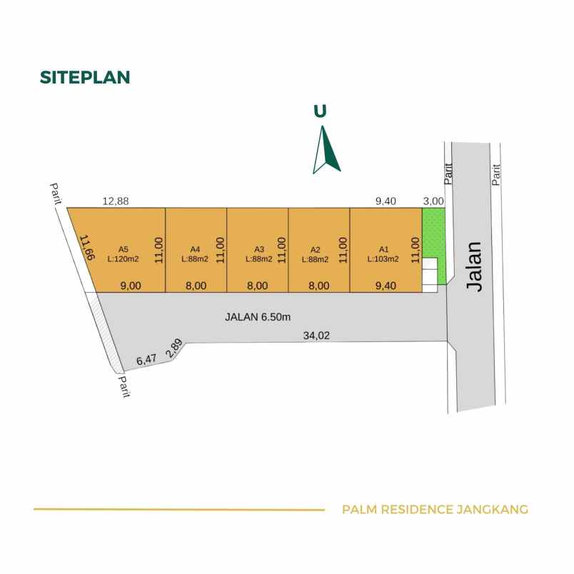 dijual rumah jl besi jangkang