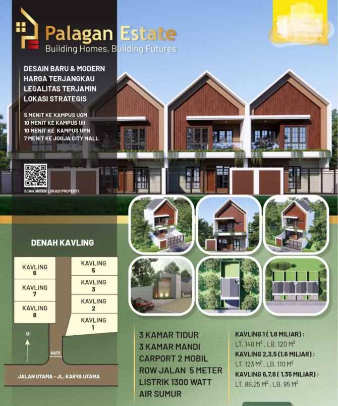 dijual rumah jl karya utama