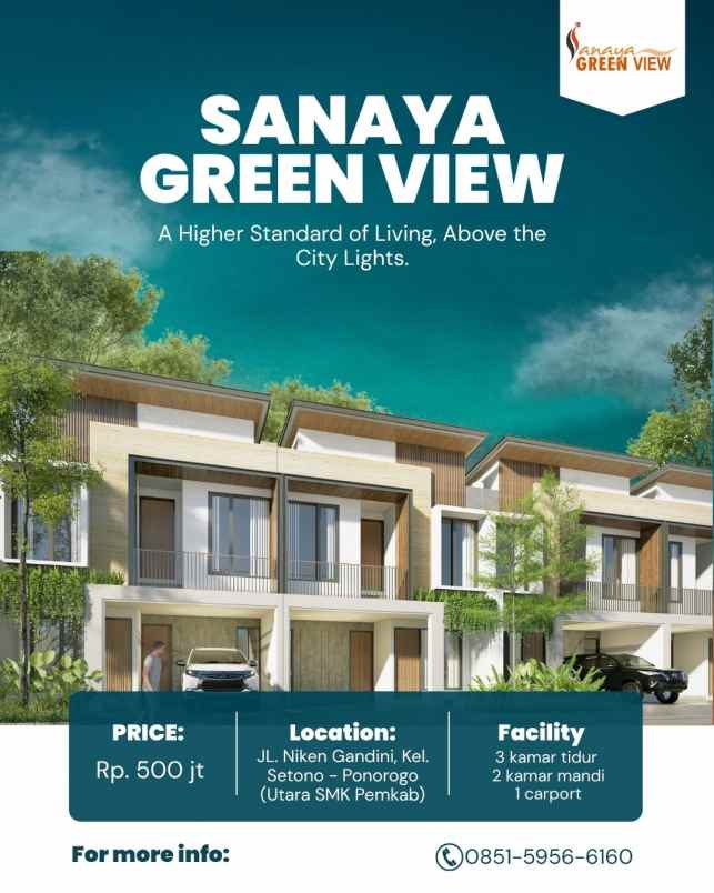 dijual rumah jl niken gandini