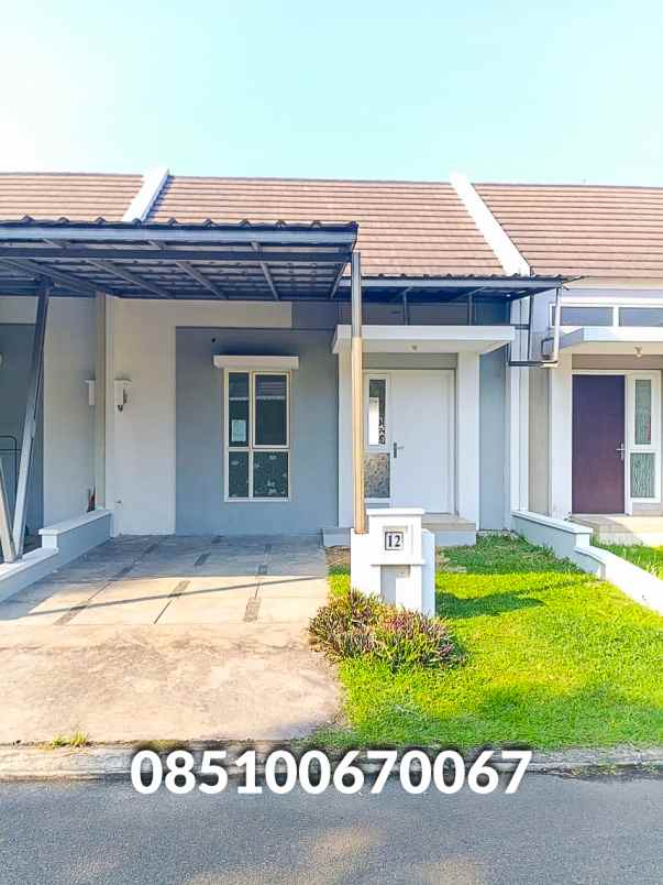 dijual rumah jl suvarna sutera cluster