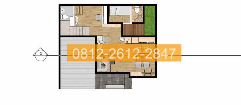 dijual rumah jl talas i ciputat kec