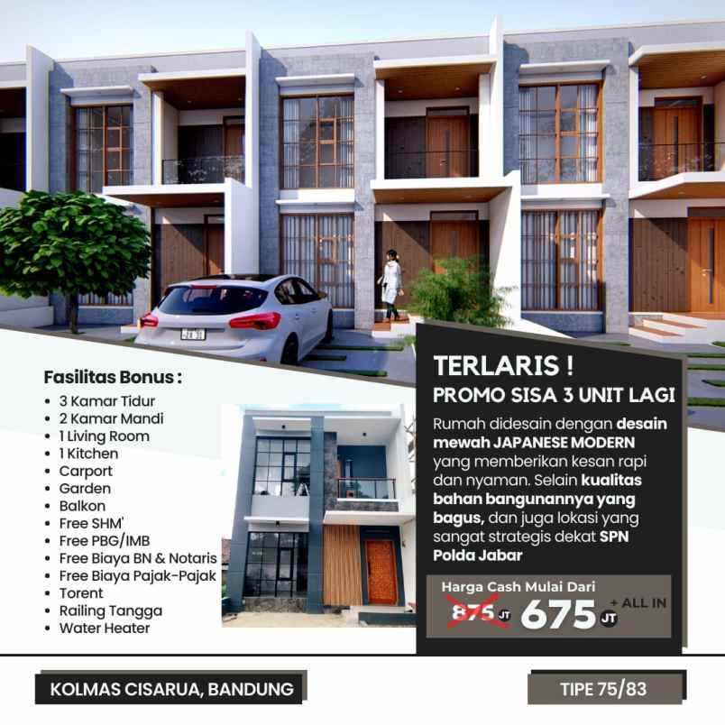 dijual rumah lembang bandung barat