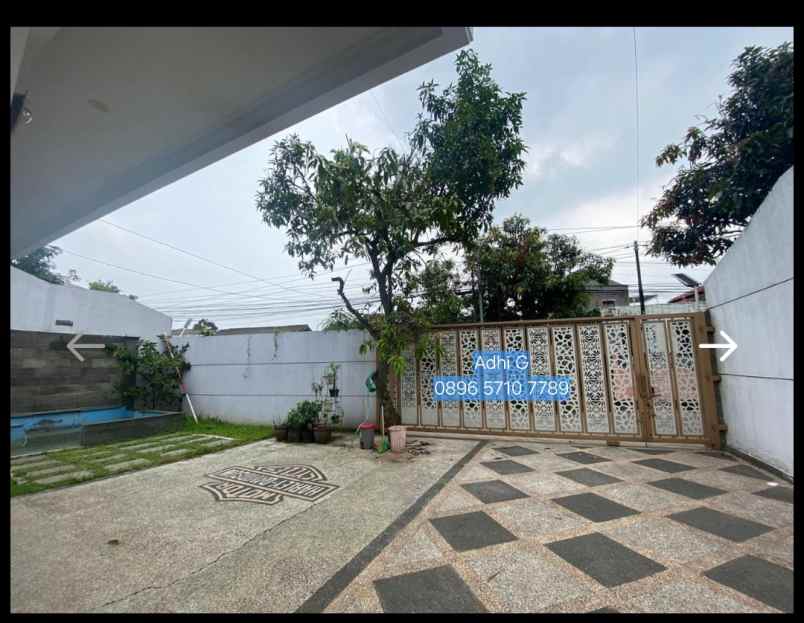 dijual rumah mewah swimming pool di margahayu bandung