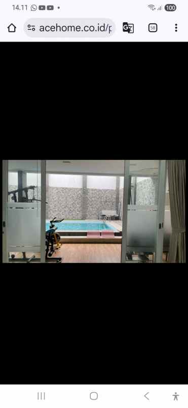 dijual rumah mewah swimming pool di margahayu bandung