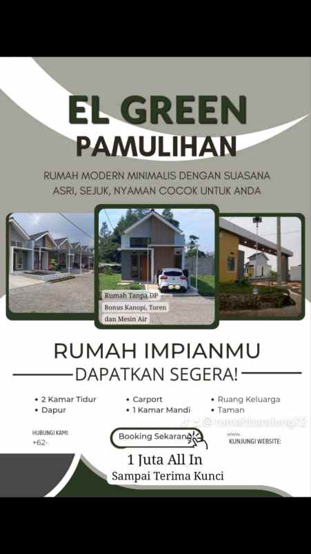 dijual rumah minimalis di parakanmuncang sumedang