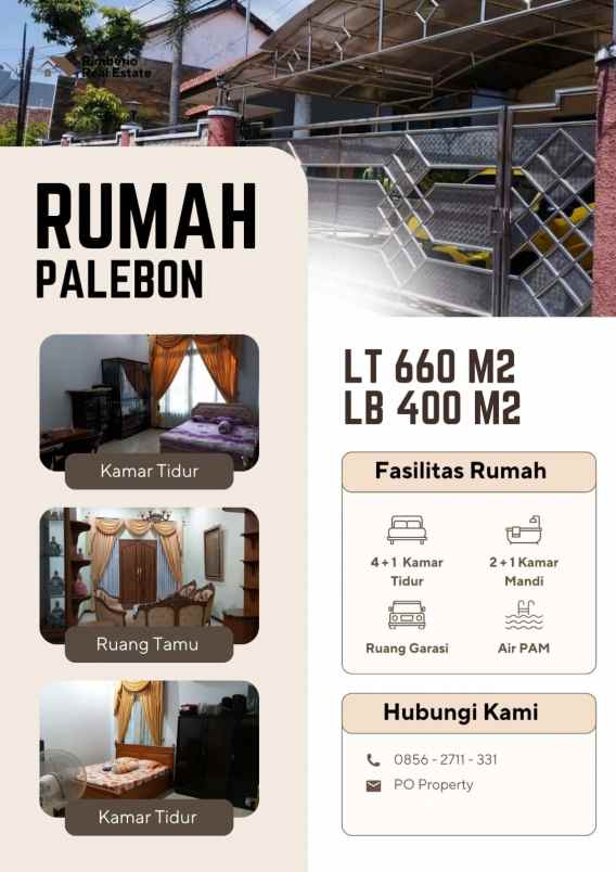 dijual rumah palebon