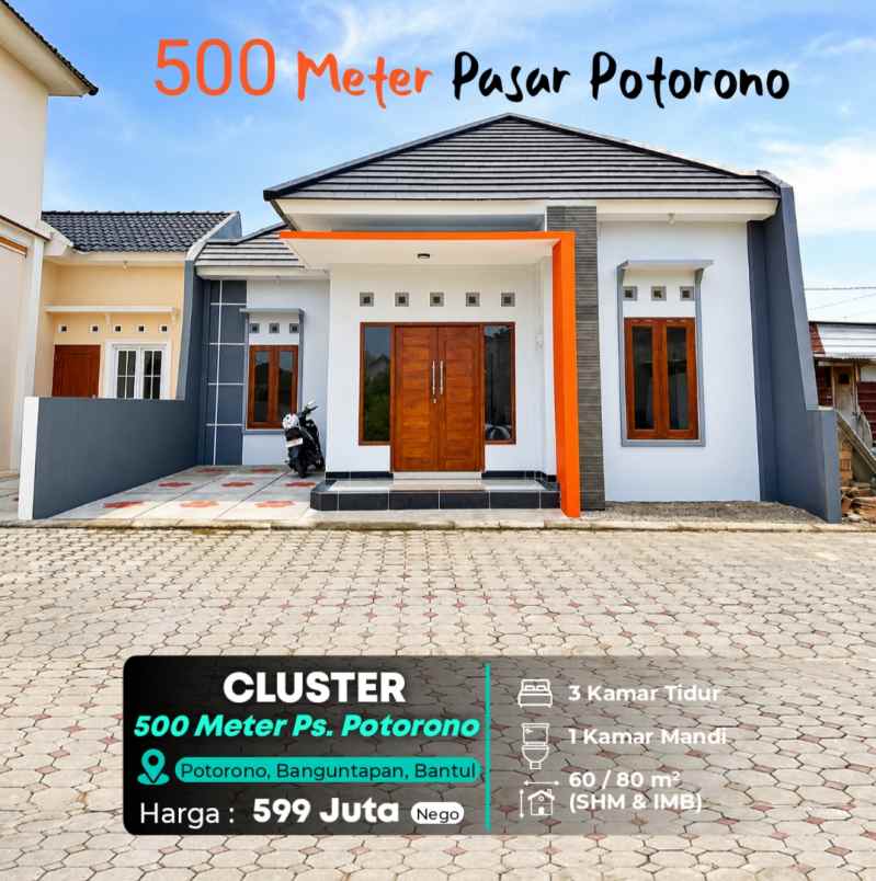 dijual rumah pasar potorono