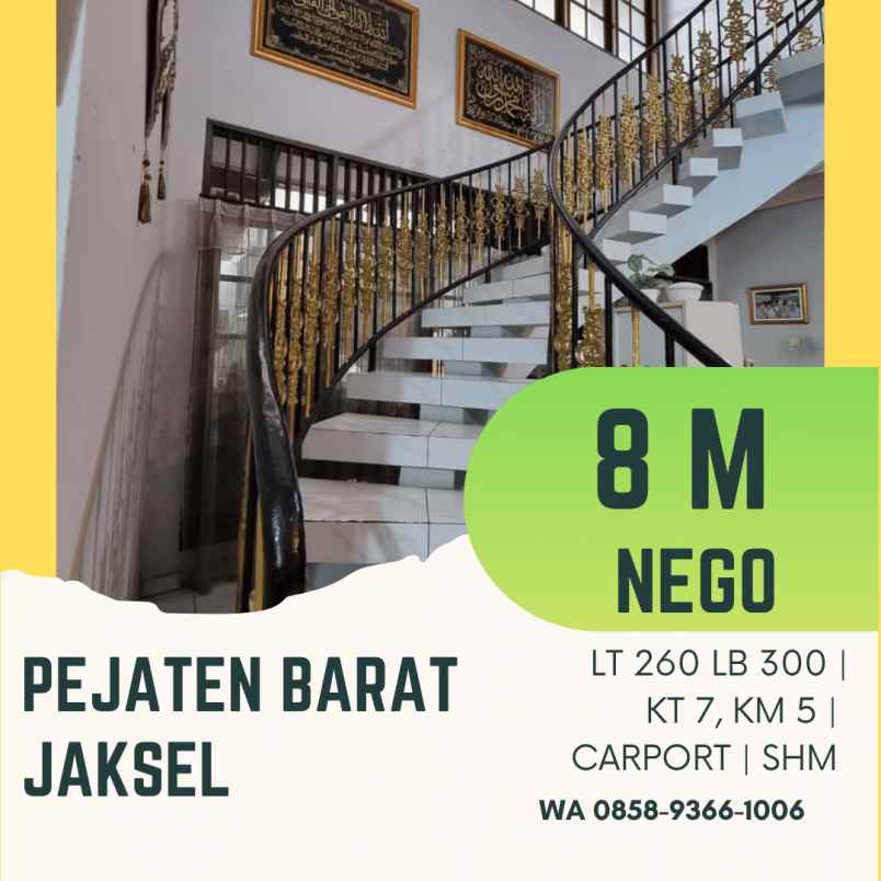 dijual rumah pejaten barat