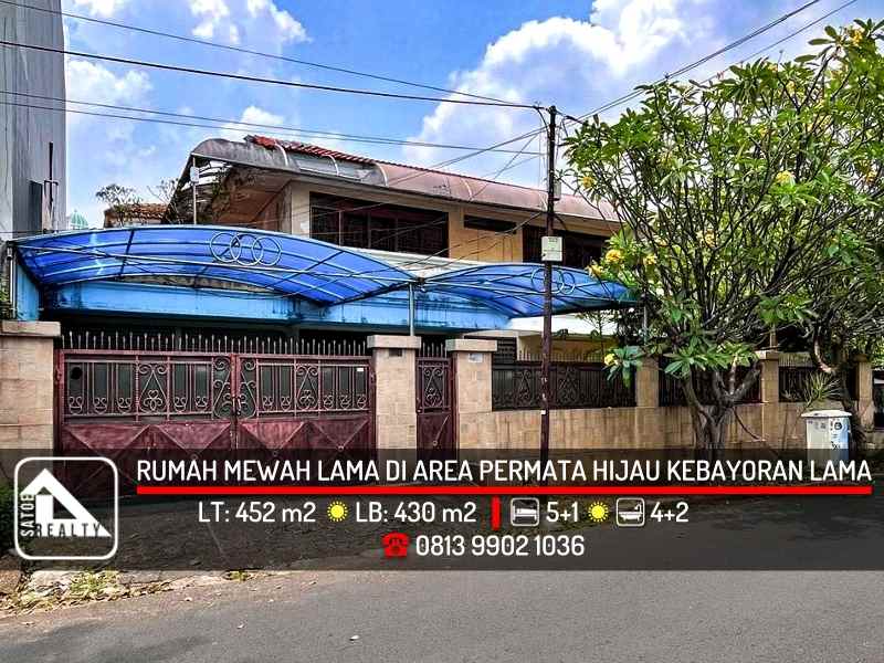 dijual rumah permata hijau kebayoran