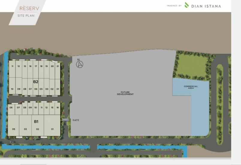 dijual rumah perumahan dian istana