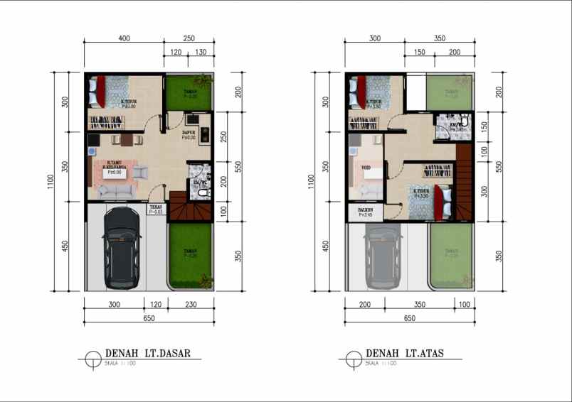 dijual rumah sasak panjang tajur halang