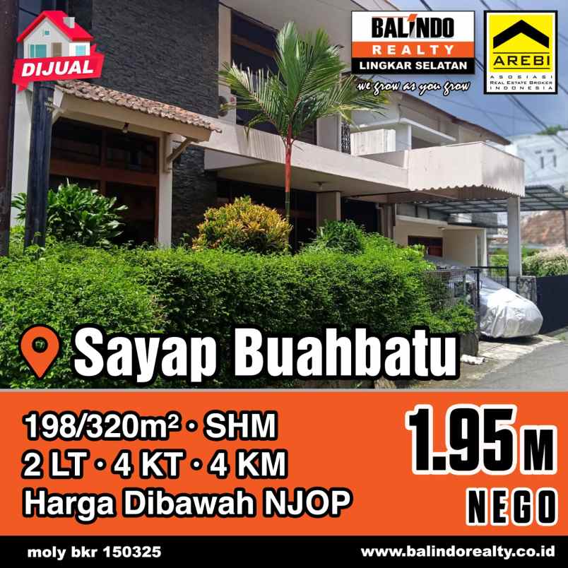 dijual rumah sayap buahbatu