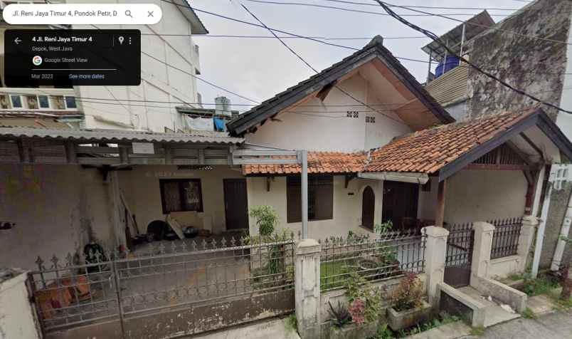 dijual rumah second di reni jaya pondok petir depok