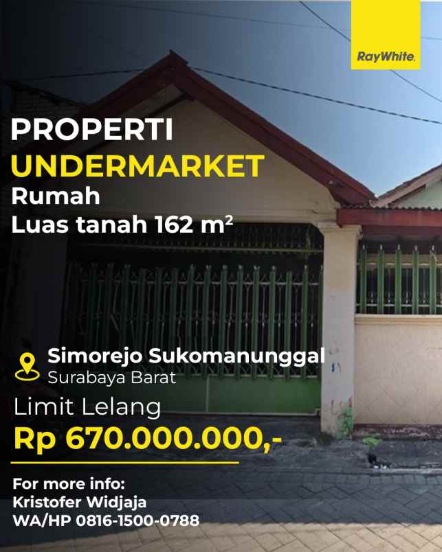 dijual rumah simorejo
