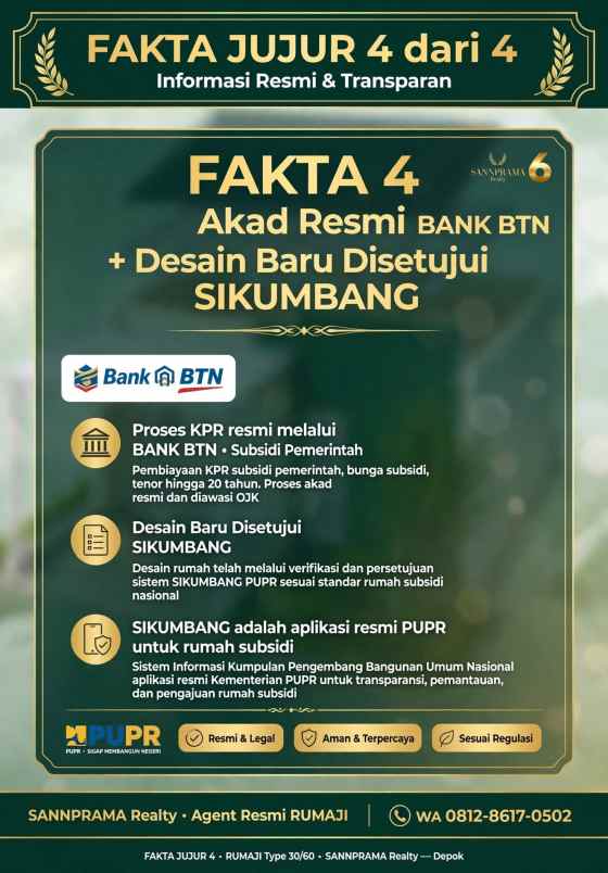 dijual rumah sma 1 ciseeng putat nutug