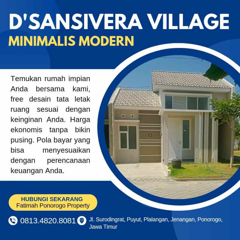 dijual rumah surodingrat puyut