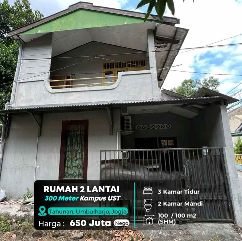dijual rumah tahunan umbulharjo
