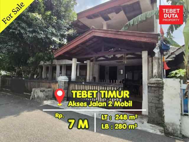 dijual rumah tebet timur