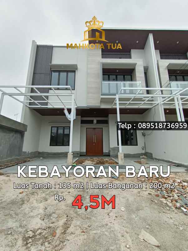 dijual rumah wijaya kebayoran baru