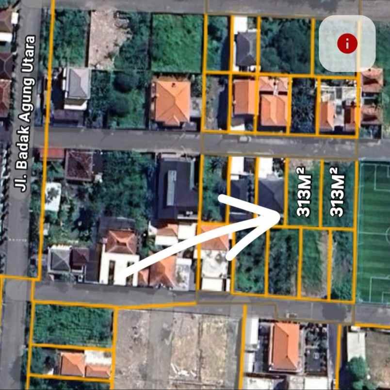 dijual tanah badak agung
