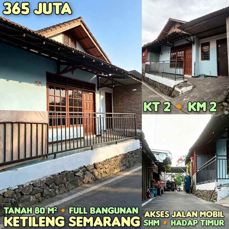dijual tanah dan bangunan di ketileng semarang