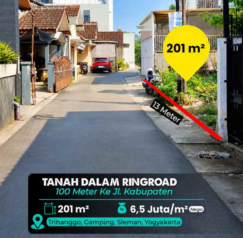 dijual tanah gamping