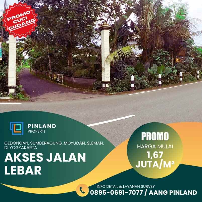 dijual tanah gedongan sumberagung