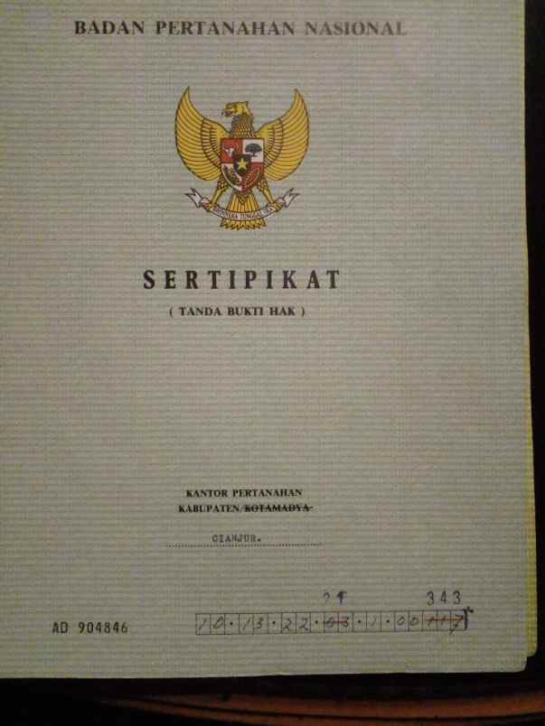 dijual tanah jalan cikanyere kecamatan