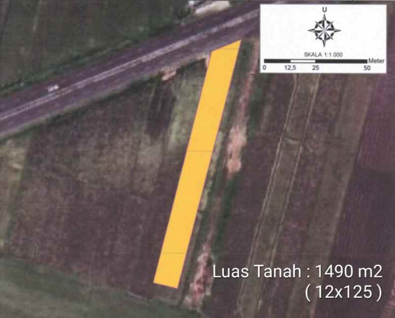 dijual tanah jalan raya bypass mojoagung