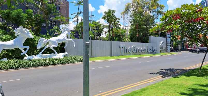 dijual tanah jalan the green lake citraland
