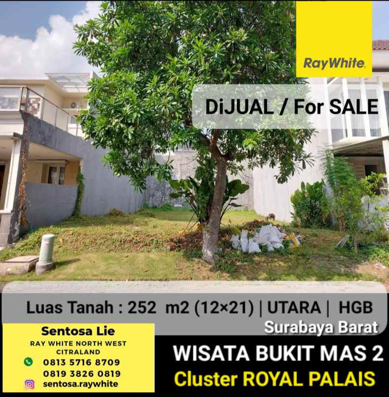 dijual tanah jalan wisata bukit mas 2