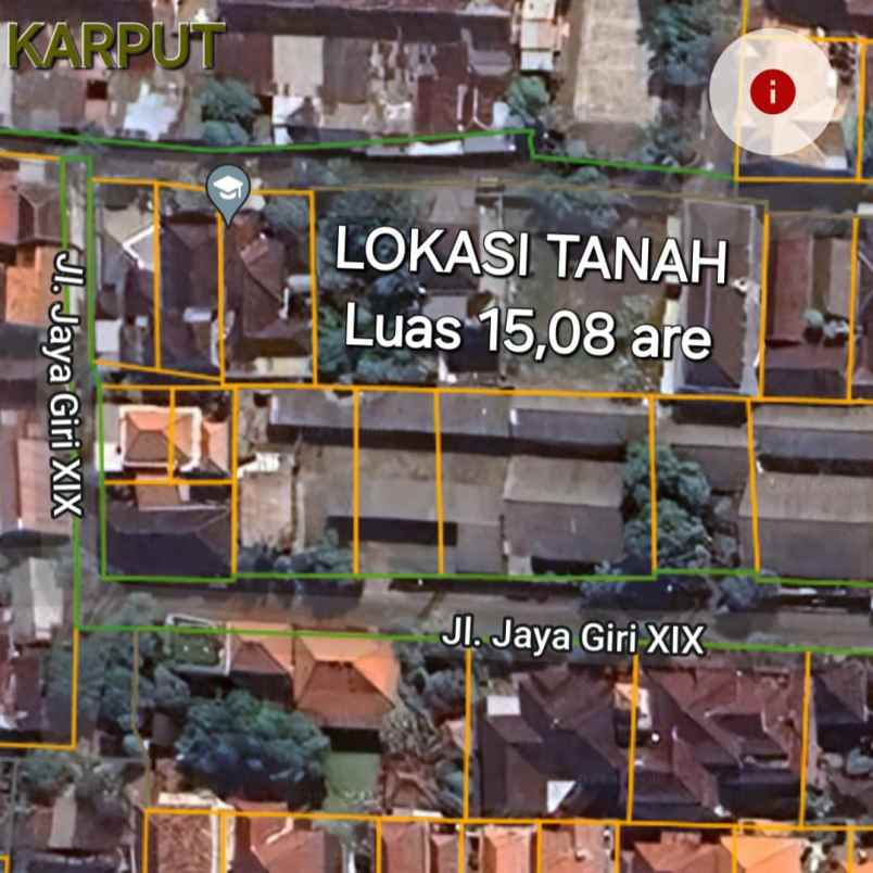 dijual tanah jayagiri renon
