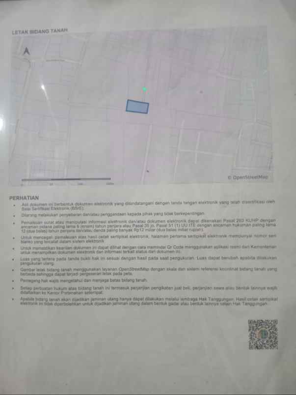 dijual tanah jl goa gong