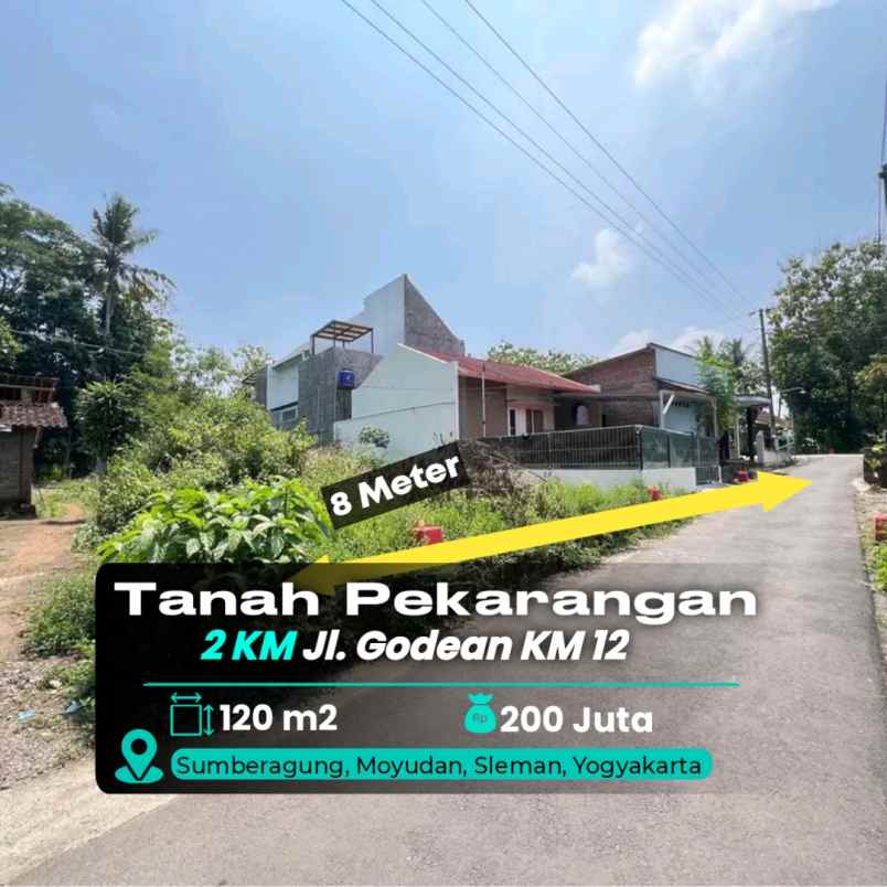 dijual tanah jl godean km 12