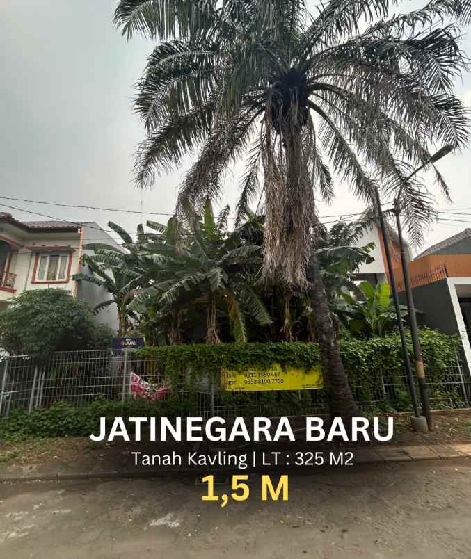 dijual tanah jl gunung salak no c a kav