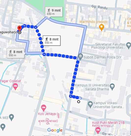 dijual tanah jl kepuhsari maguwoharjo