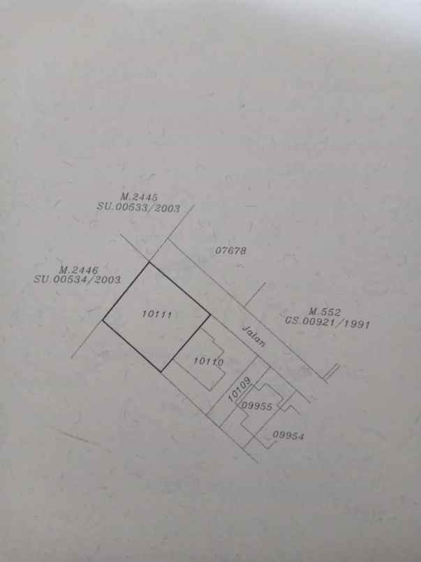 dijual tanah jl nurpai citeureup