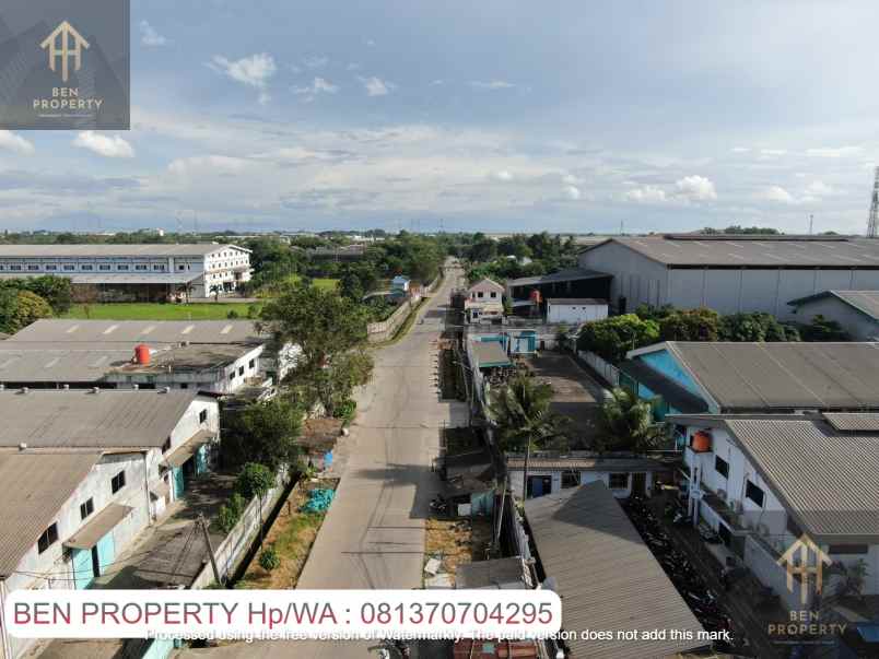 dijual tanah jl raya serang kawasan