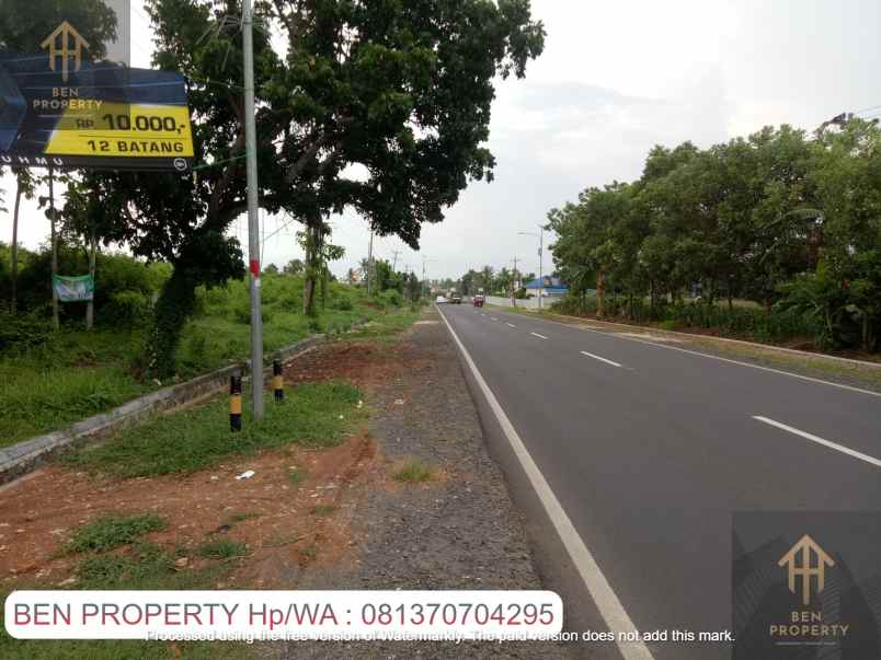 dijual tanah jl soekarno hatta kalianda