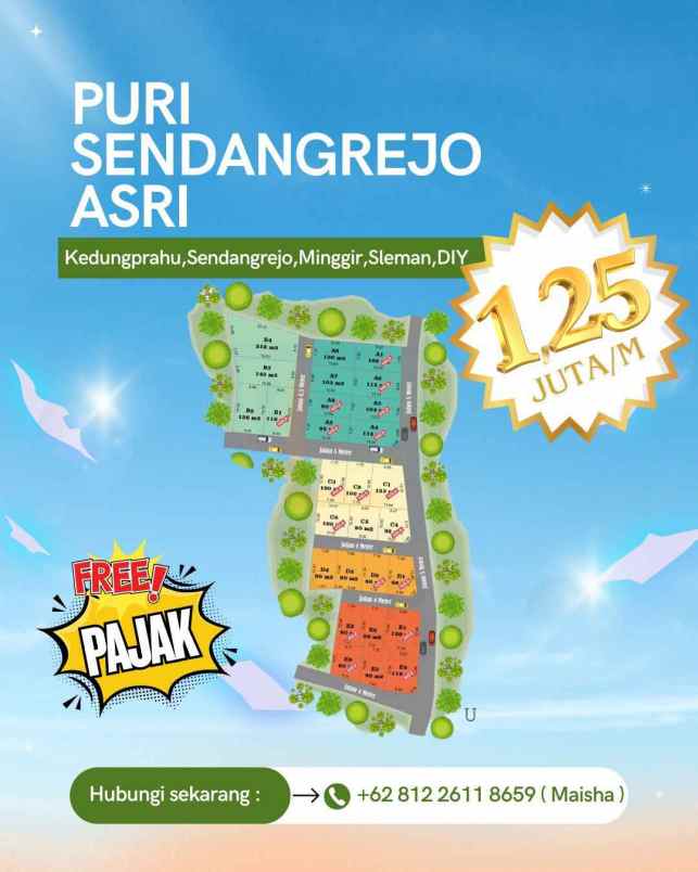 dijual tanah kedungprahu sendangrejo
