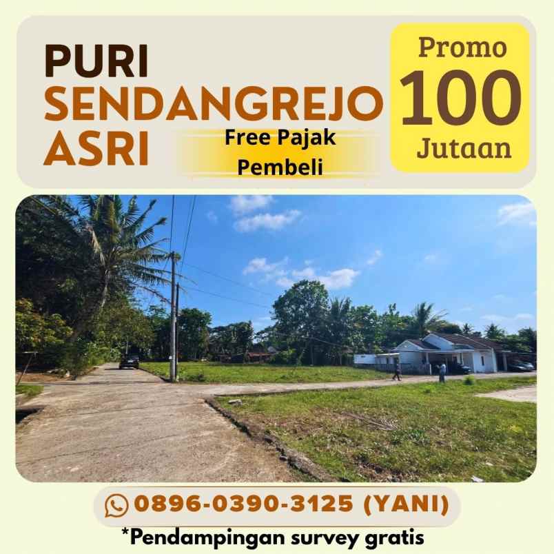 dijual tanah kedungprahu sendangrejo