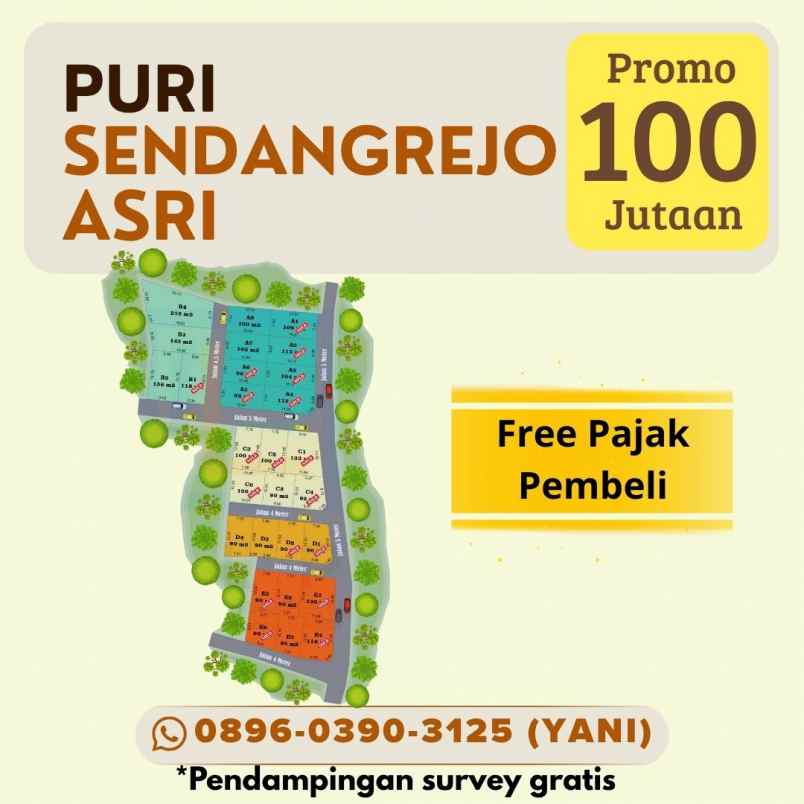 dijual tanah kedungprahu sendangrejo